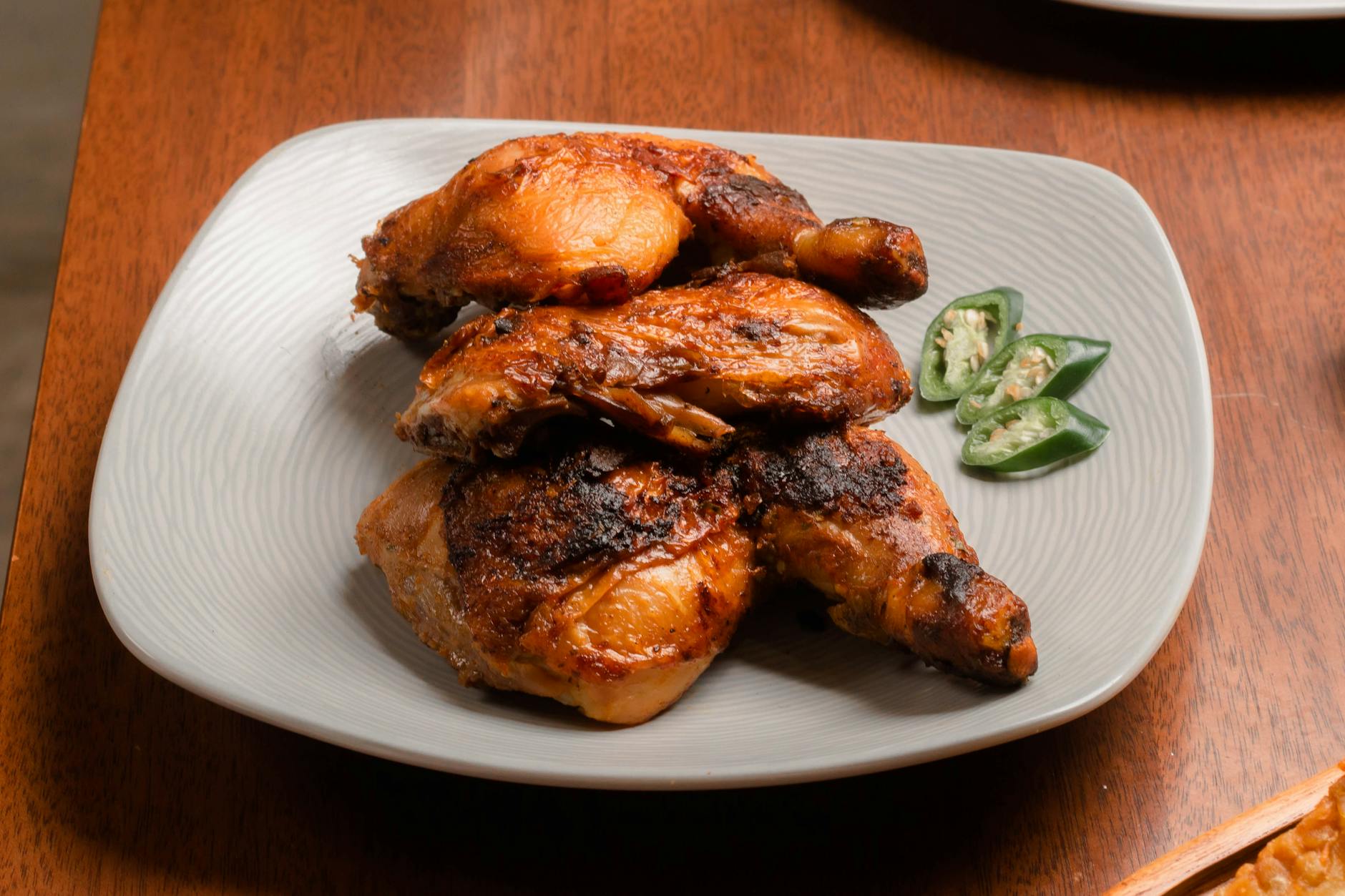 Crispy Garlic Thighs (Air Fryer)