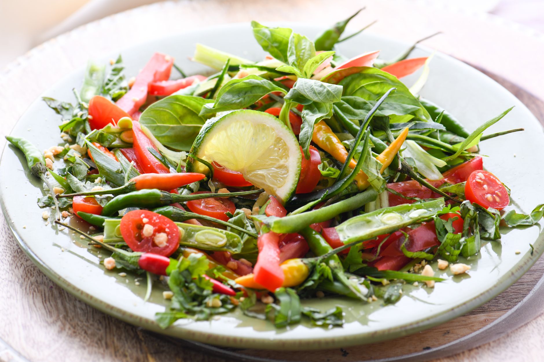 Crispy Green Papaya Salad