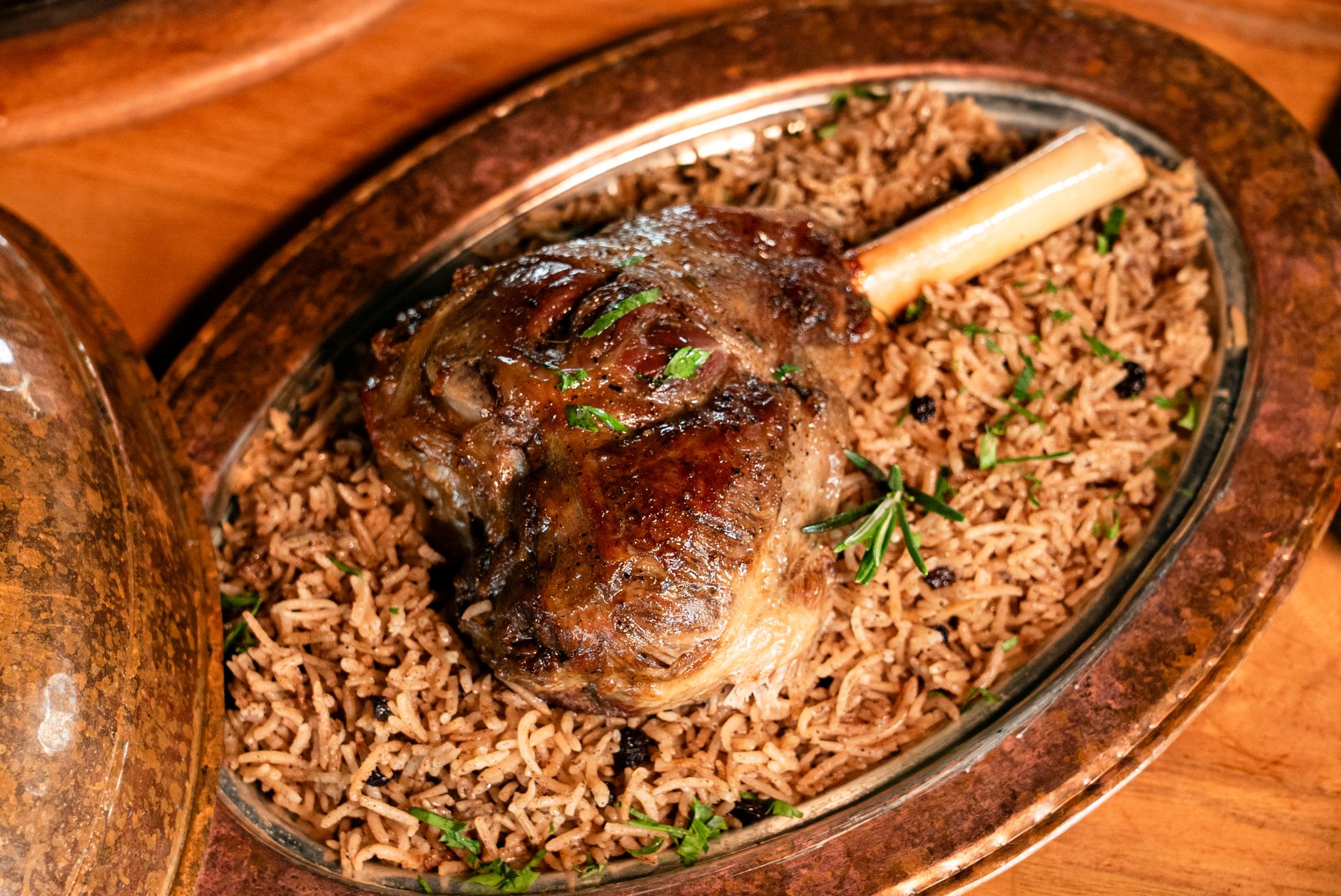 Crispy Lamb & Spiced Rice Wrap