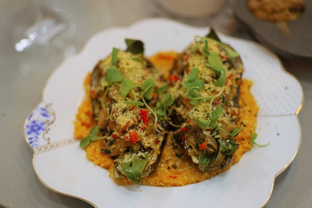 Crispy Lamb-Stuffed Eggplant