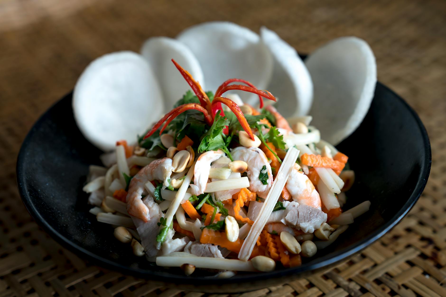 Crispy Lotus Root Salad