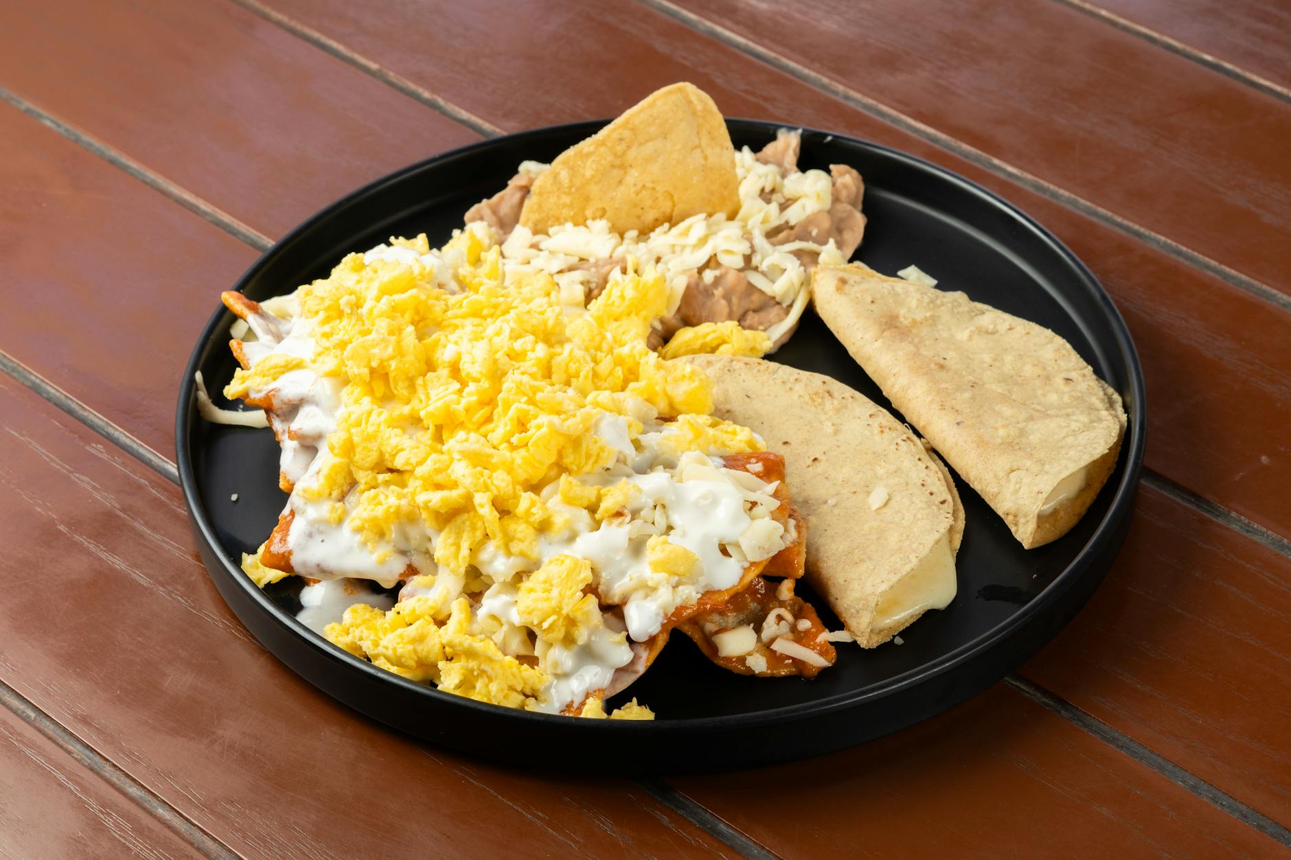Crispy Migas with Peppers and Cheese