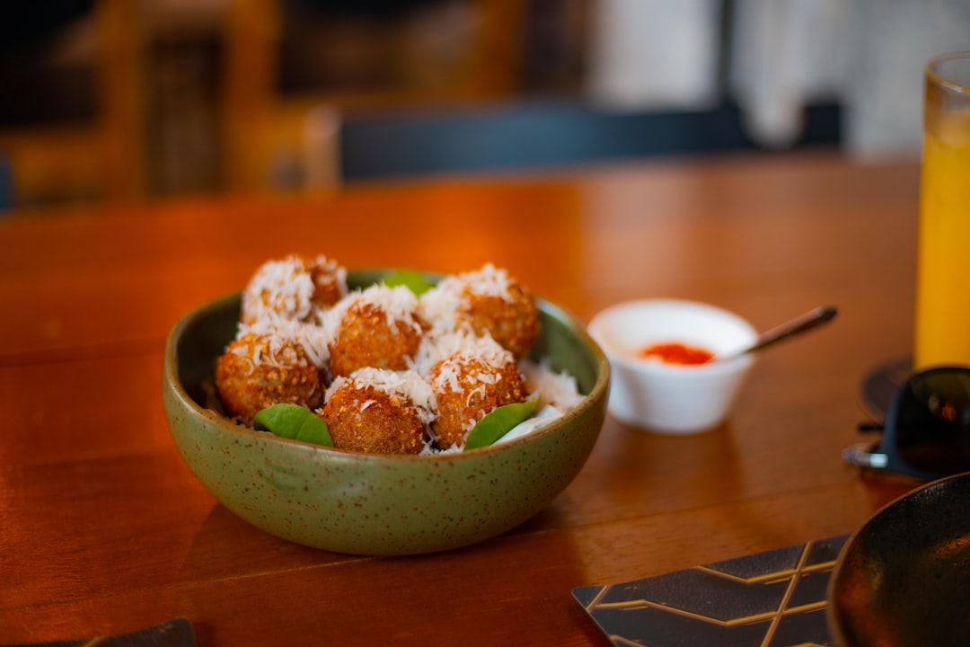 Crispy Mozzarella Arancini with Marinara