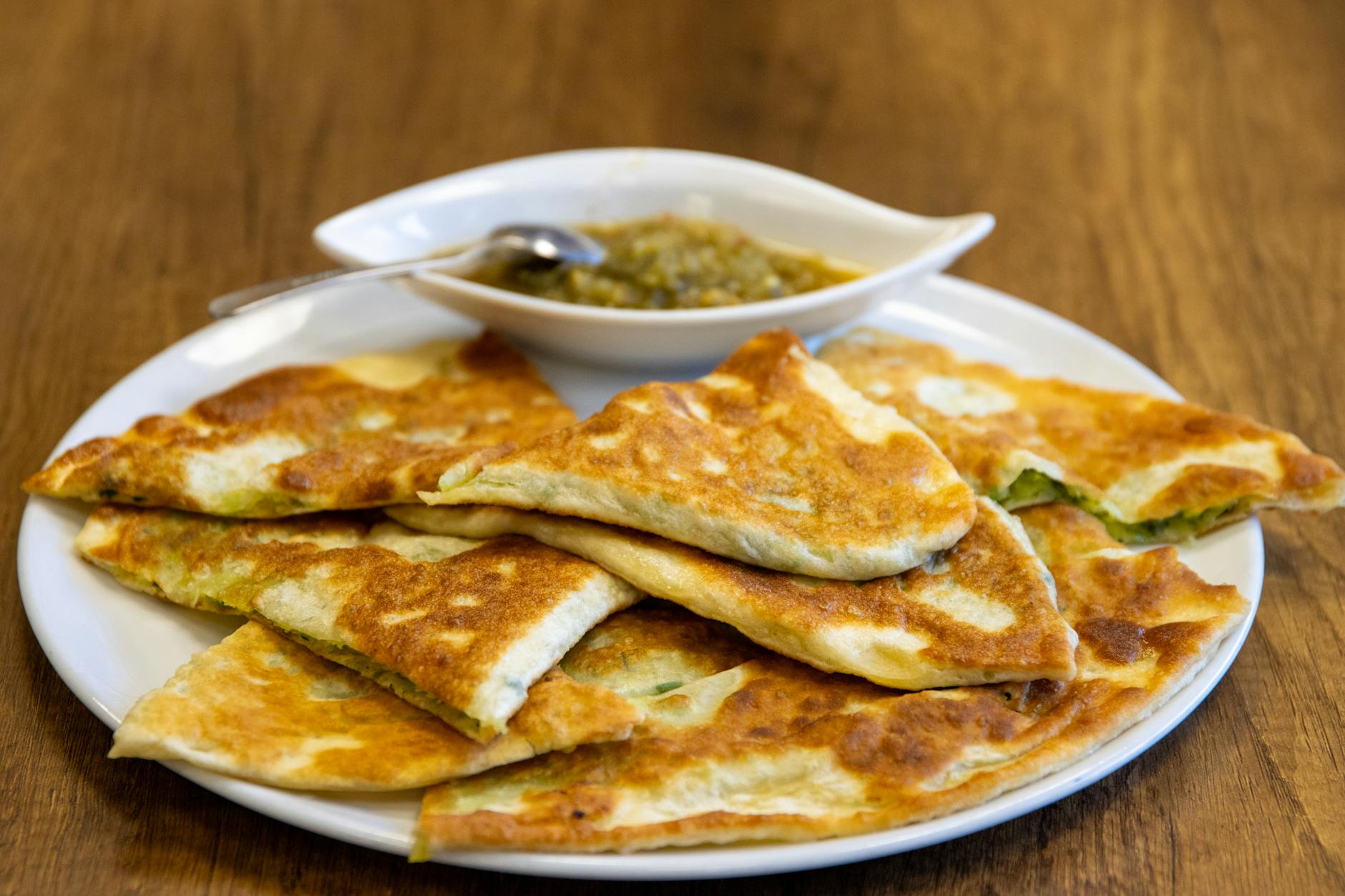 Crispy Msemen with Honey Butter