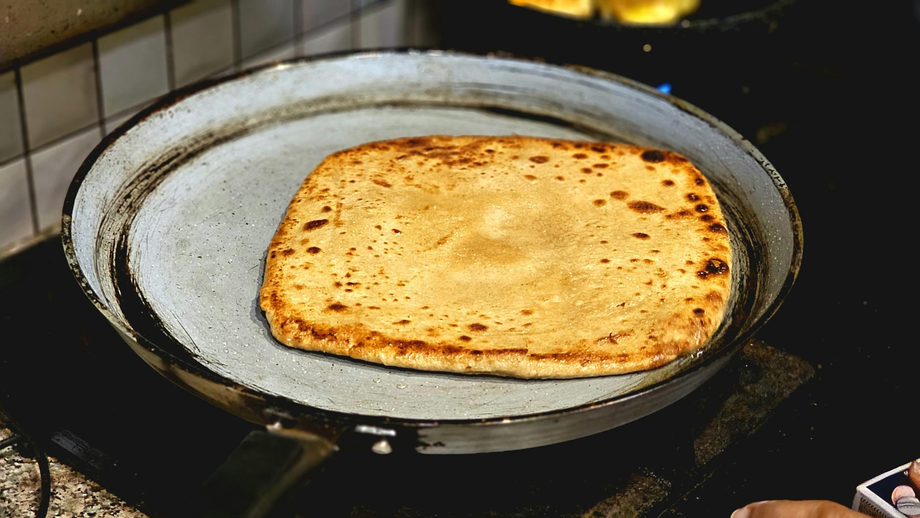 Crispy Msemen with Honey Drizzle