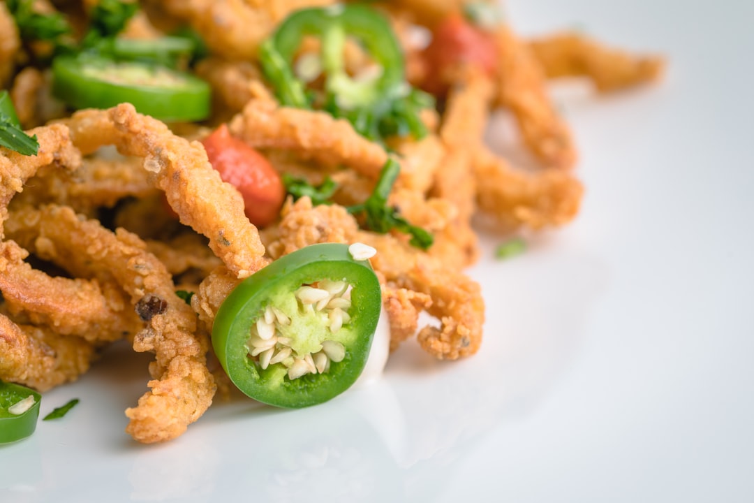 Crispy Onion Bhaji with Jalapeño
