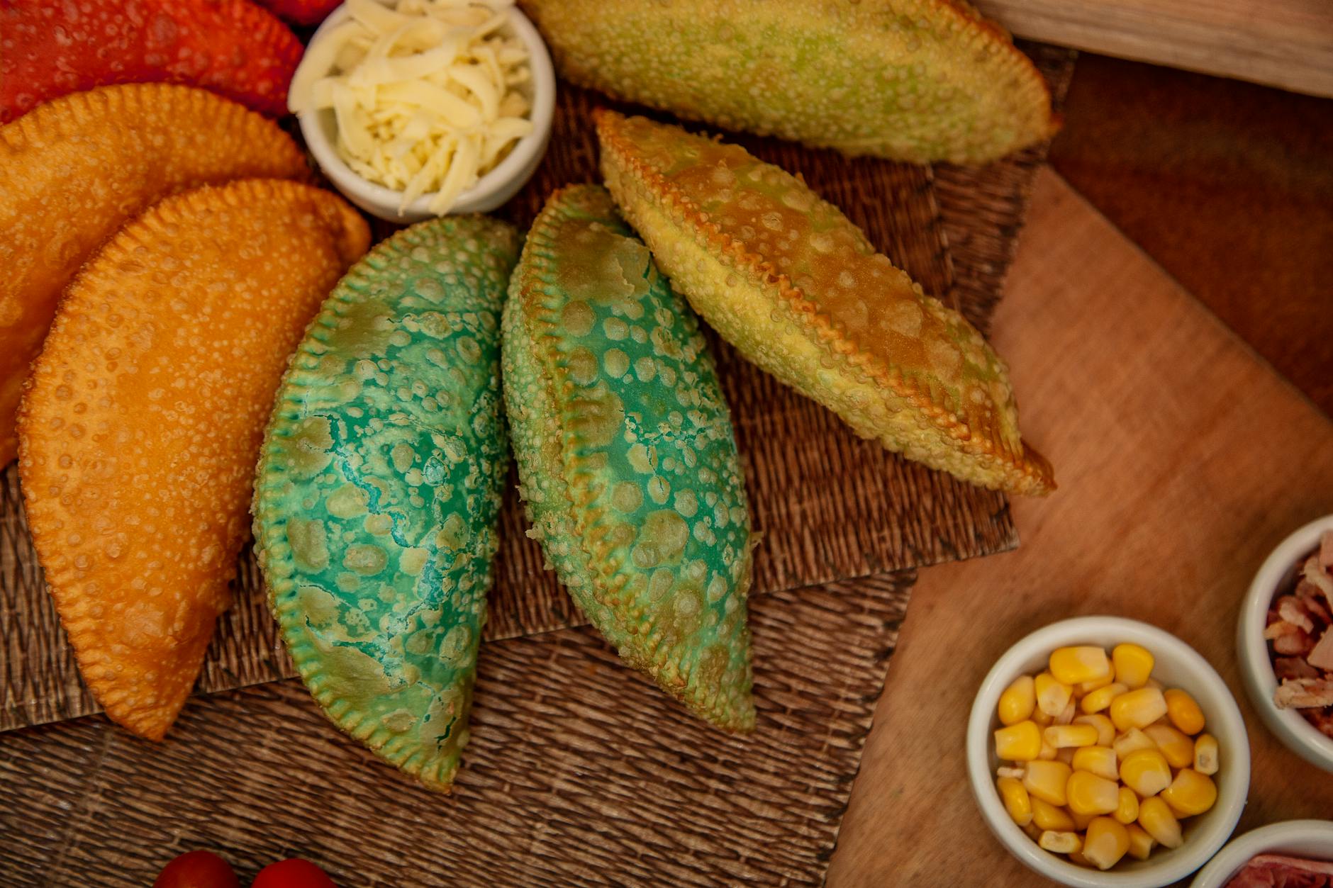 Crispy Pastel de Feira with Bacon & Cheese