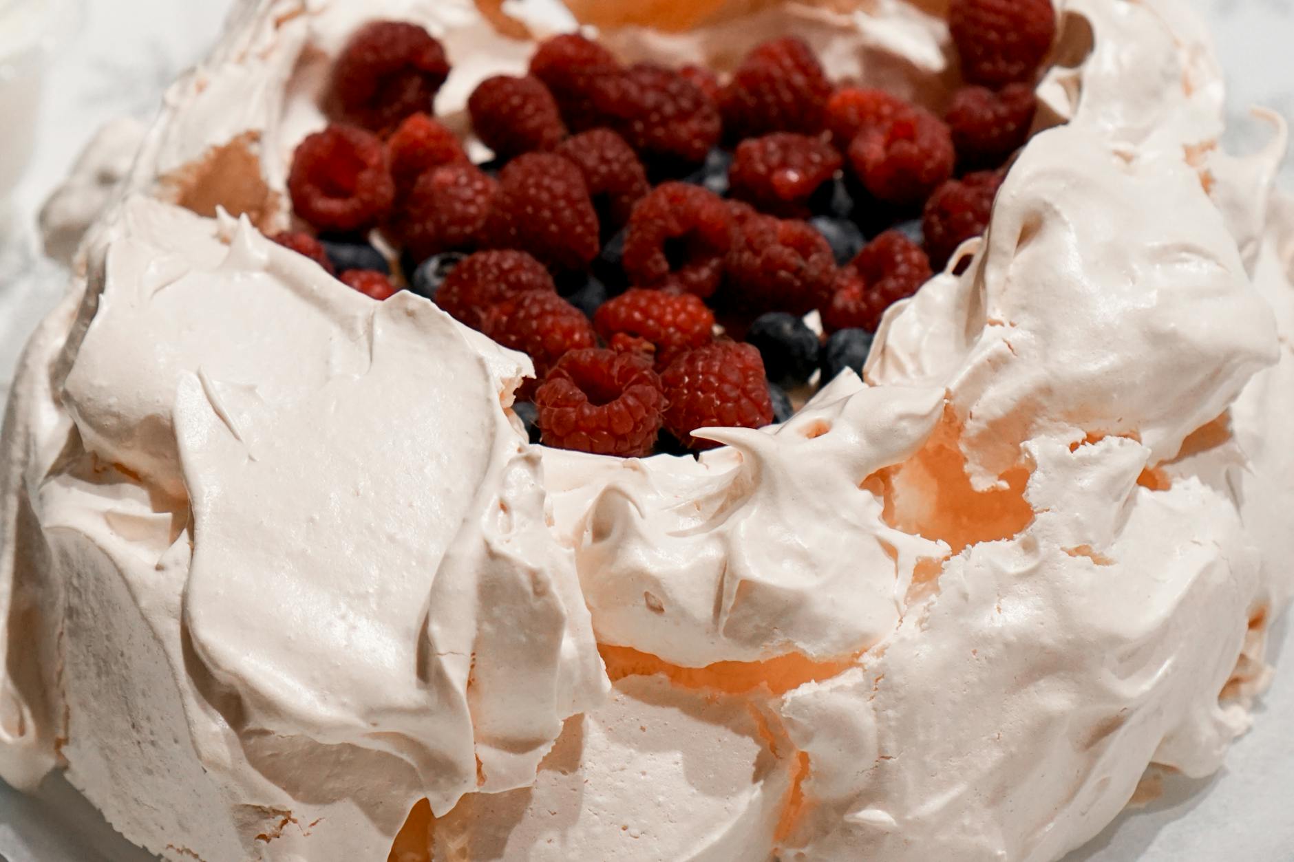 5-Minute Crispy Pavlova Nests with Berries