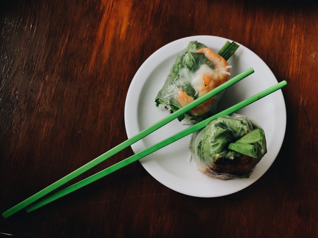 Crispy Peanut Spring Rolls