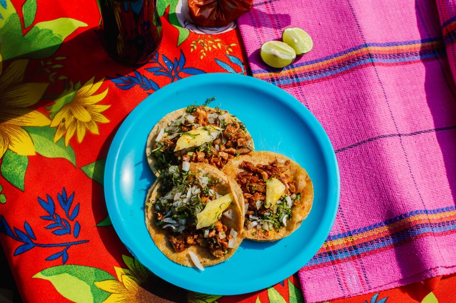 15-Min Crispy Pork Al Pastor Tacos