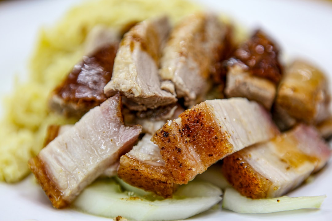 Crispy Pork Belly with Chili Oil