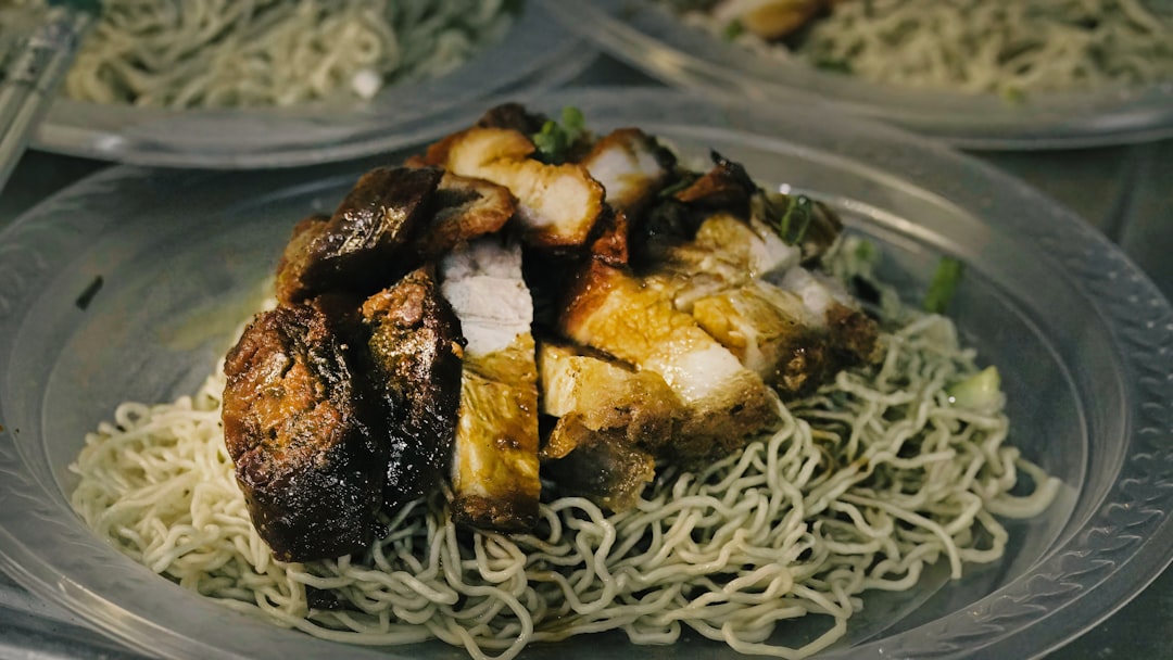 Crispy Pork Belly Noodles