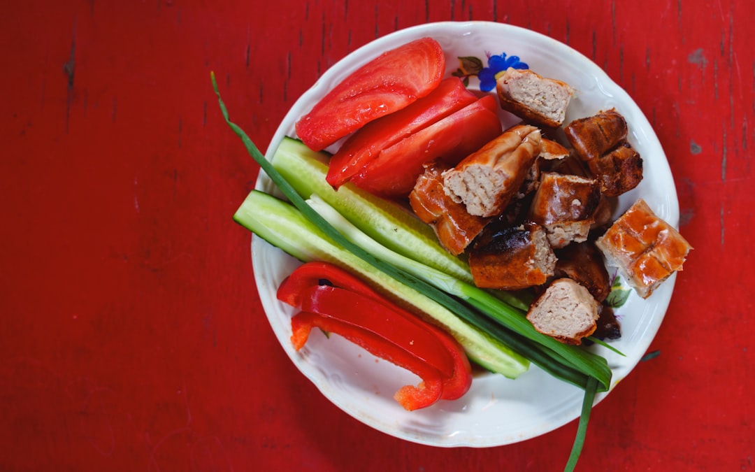 Crispy Pork Belly with Fresh Veggie Slaw