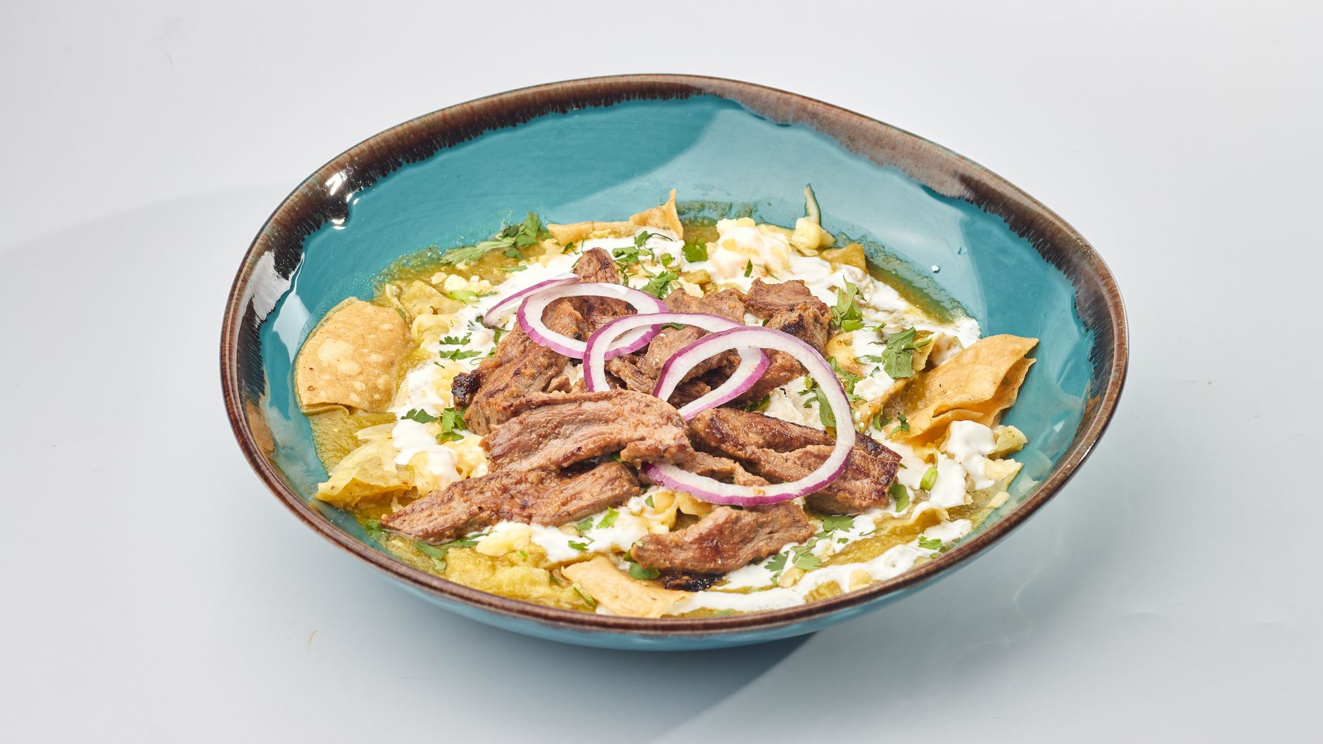 Crispy Pork Chilaquiles