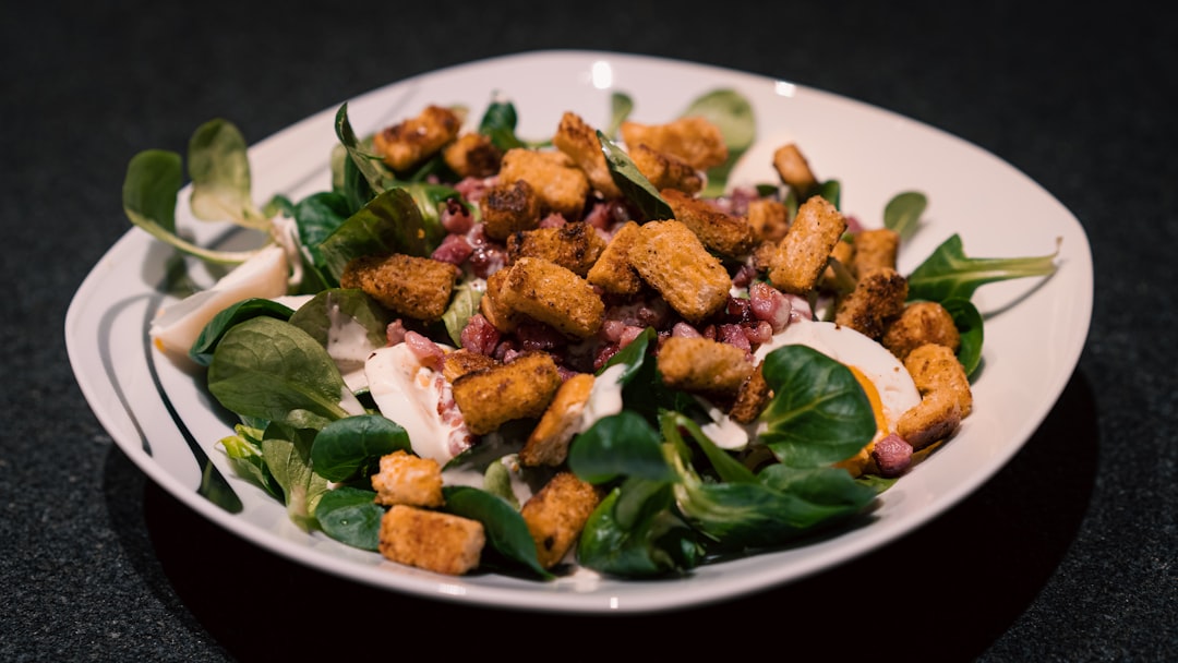 Crispy Pork Salade Lyonnaise