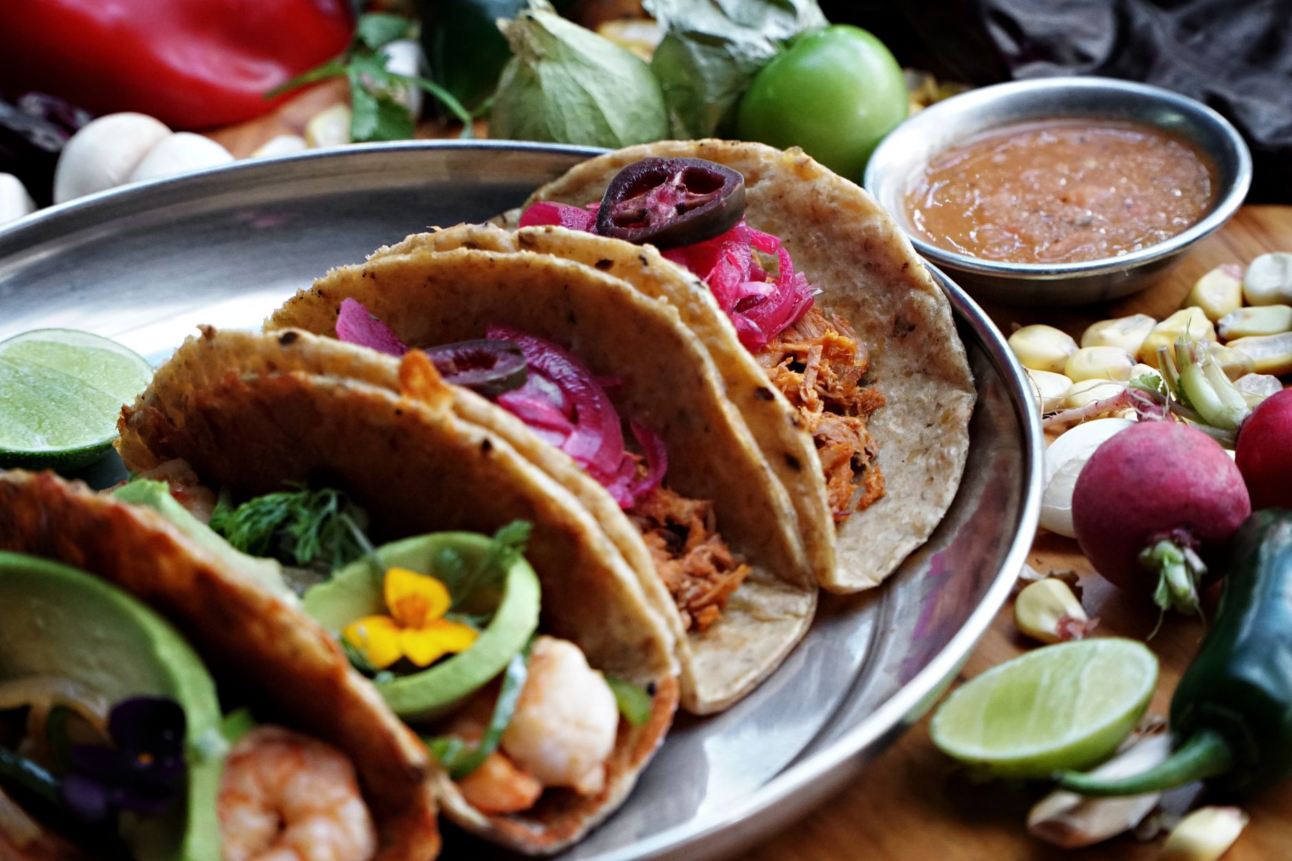 20-Min Crispy Pork Tacos with Salsa & Lime