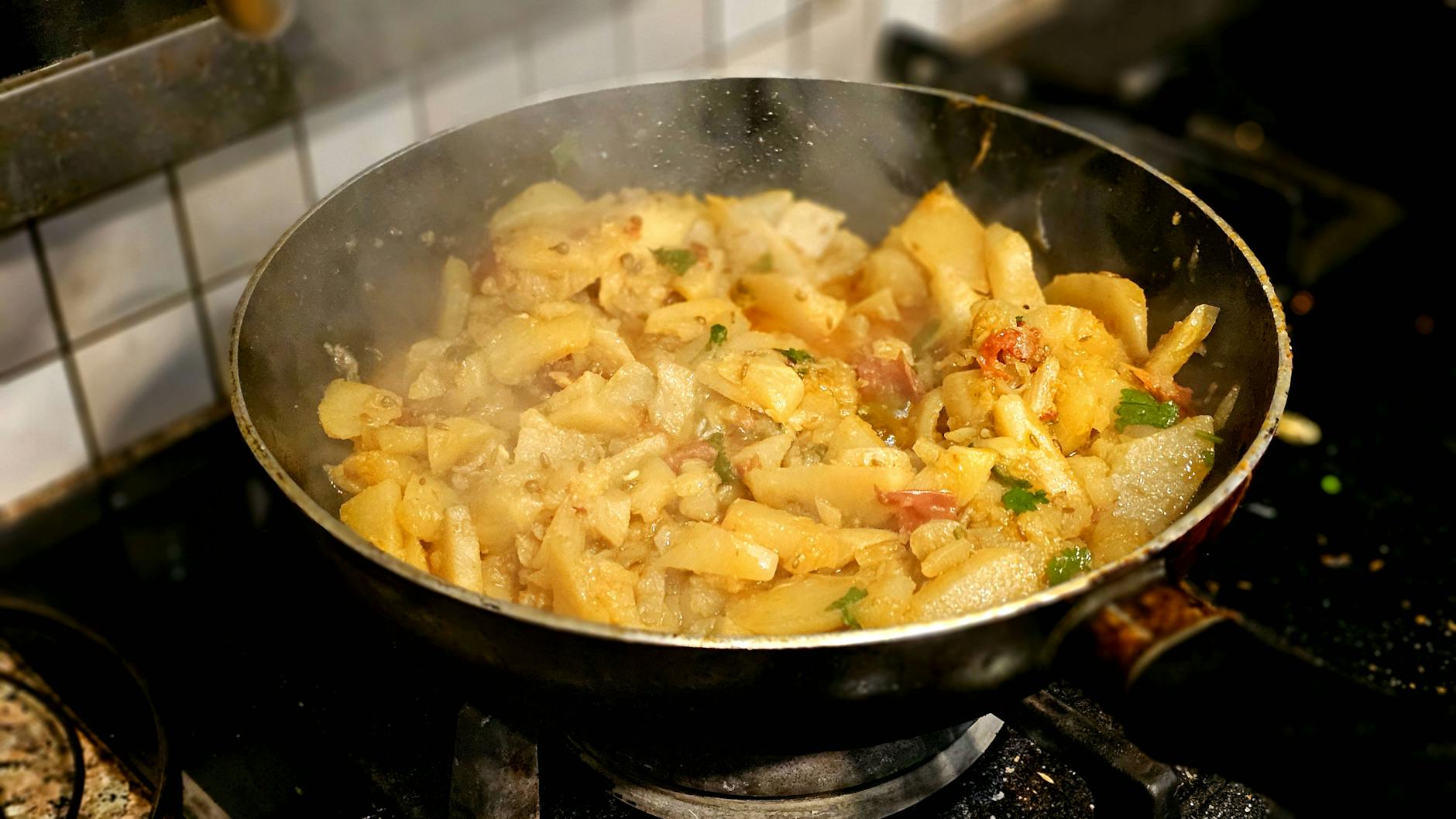Crispy Potato Cumin Skillet