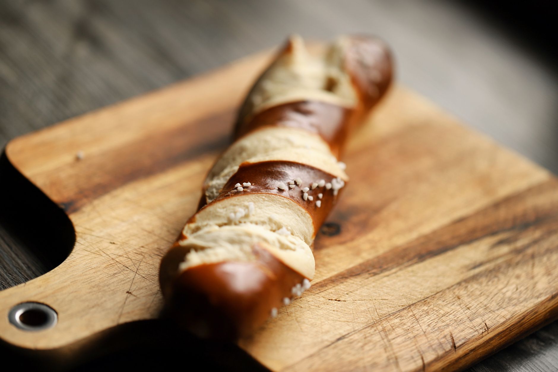 Crispy Pretzel Sticks with Whole-Grain Mustard