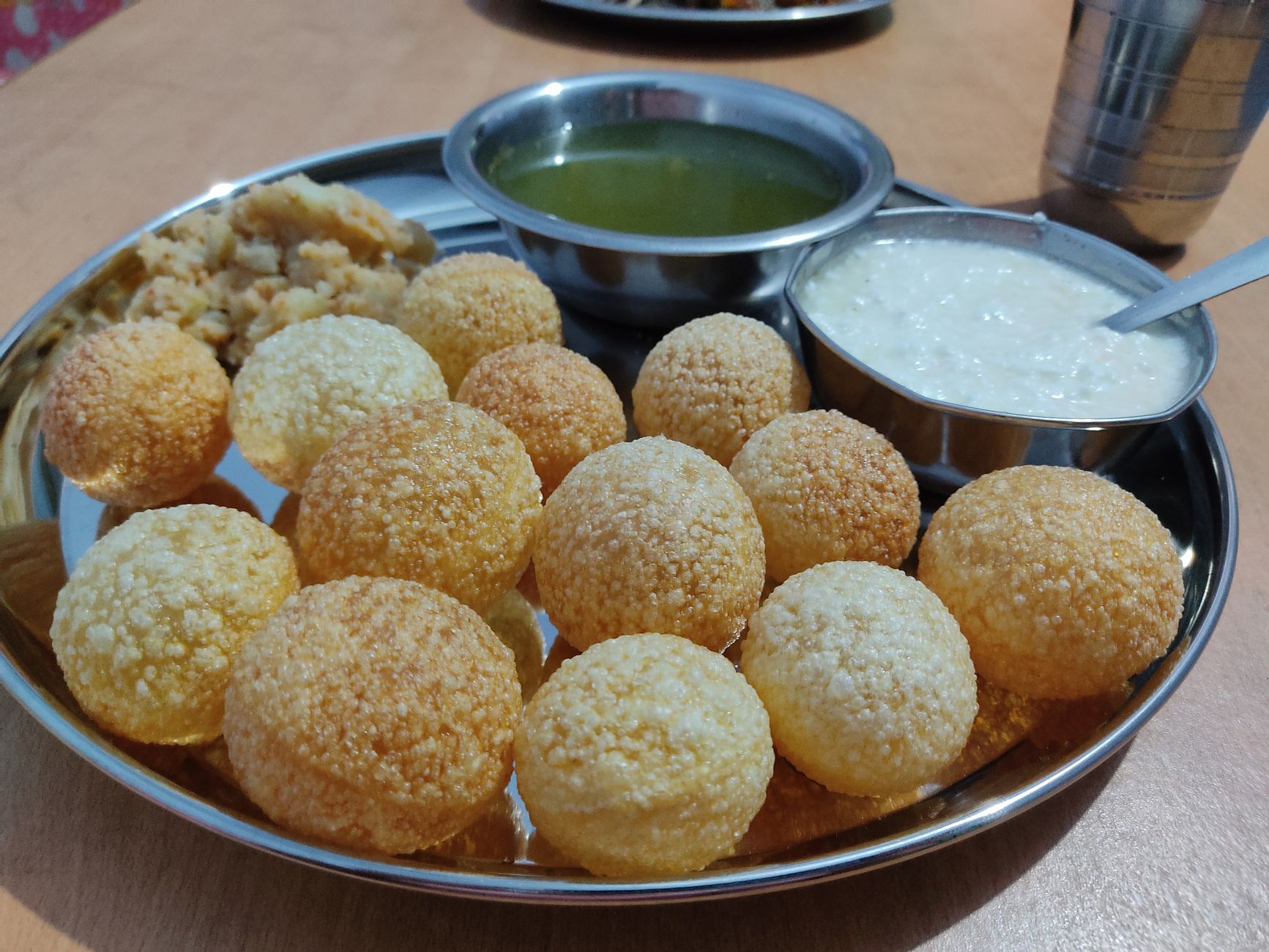 Crispy Puchka with Spiced Water