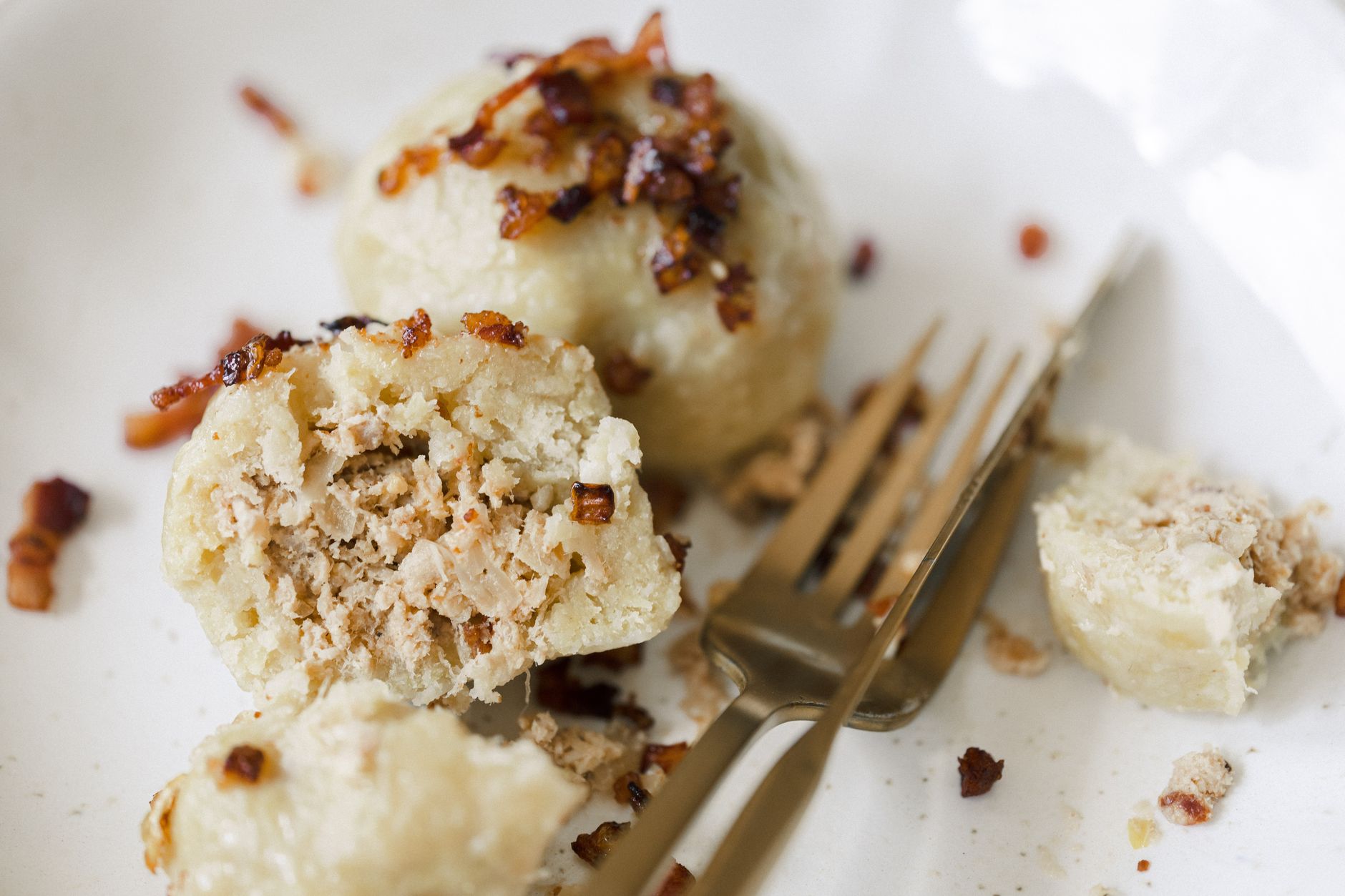 Crispy Pyzy with Bacon Bits