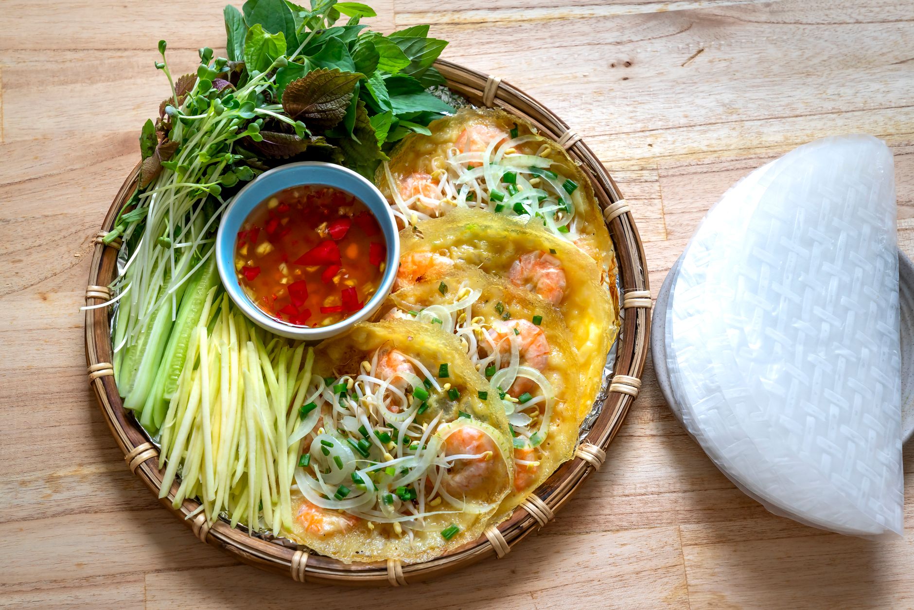 15-Min Crispy Shrimp Crepes