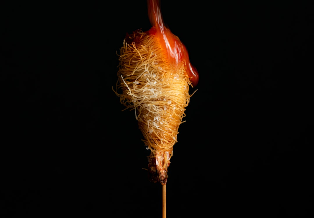 Crispy Shrimp Noodle Nest with Sweet Chili