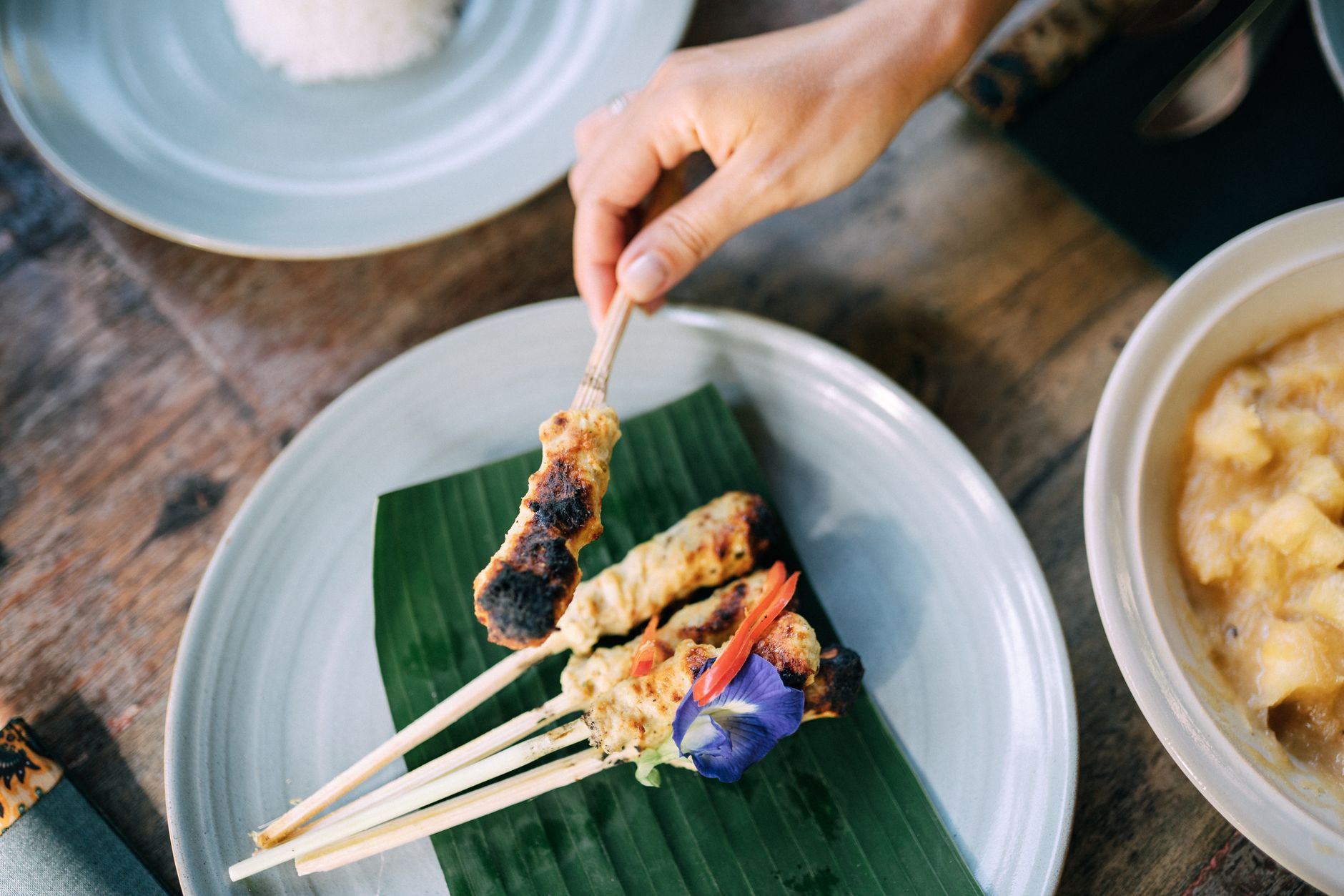 Crispy Shrimp Sate Lilit