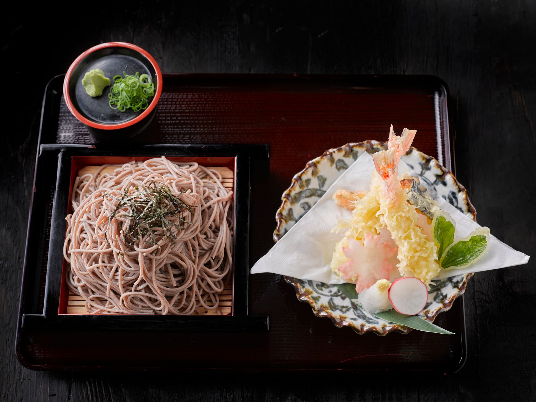 Crispy Shrimp Tempura & Cold Soba Bowl
