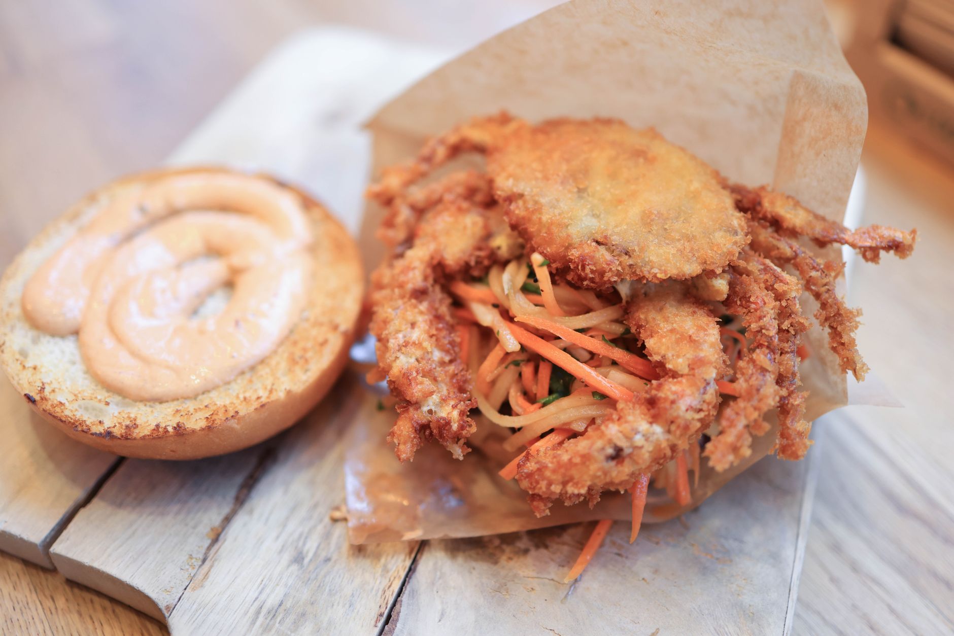 Crispy Soft-Shell Crab Fritters