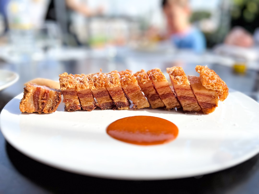 Crispy Soy Pork Belly with Chili Oil