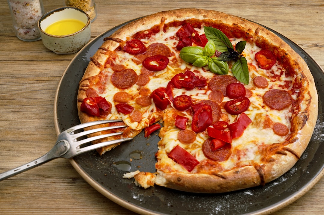 Crispy Spicy Pepperoni Pizza