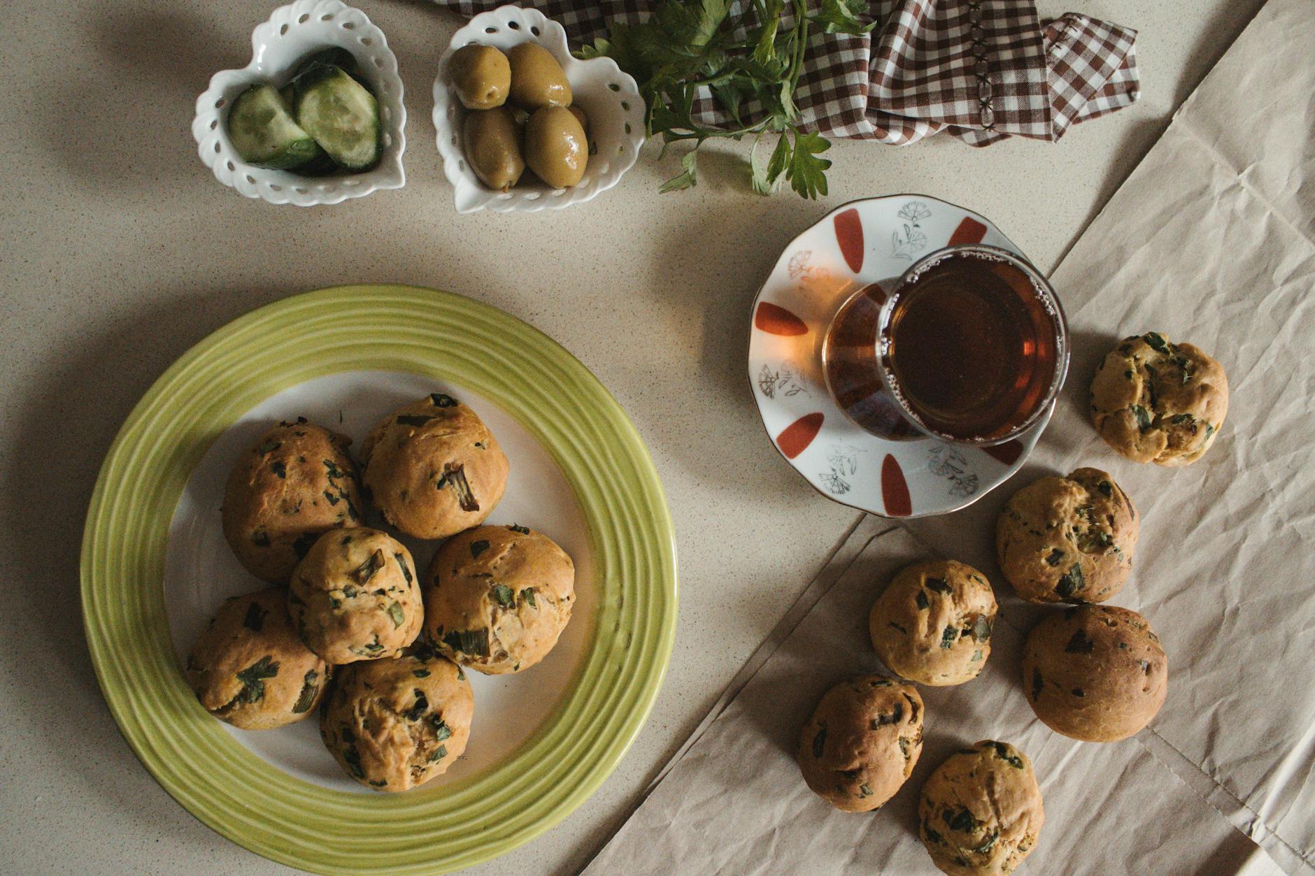 Crispy Spinach & Feta Borek with Turkish Tea