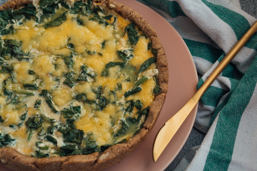Crispy Spinach & Gruyère Skillet Quiche