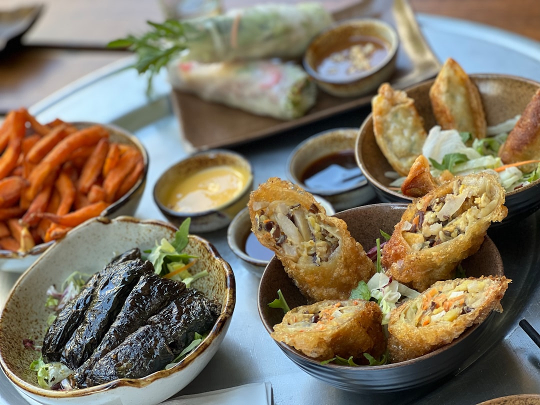 Crispy Spring Rolls & Noodle Bowl
