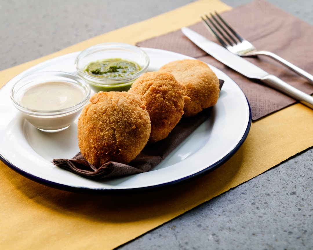 Crispy Stuffed Potatoes with Lime Dipping Sauces