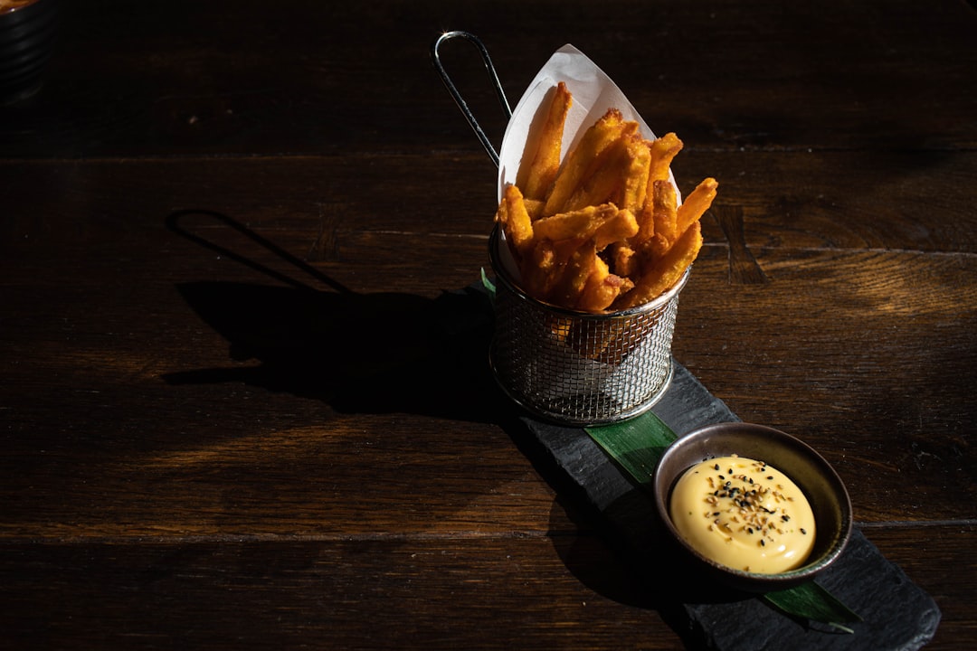 Crispy Sweet Potato Fries with Spicy Mayo