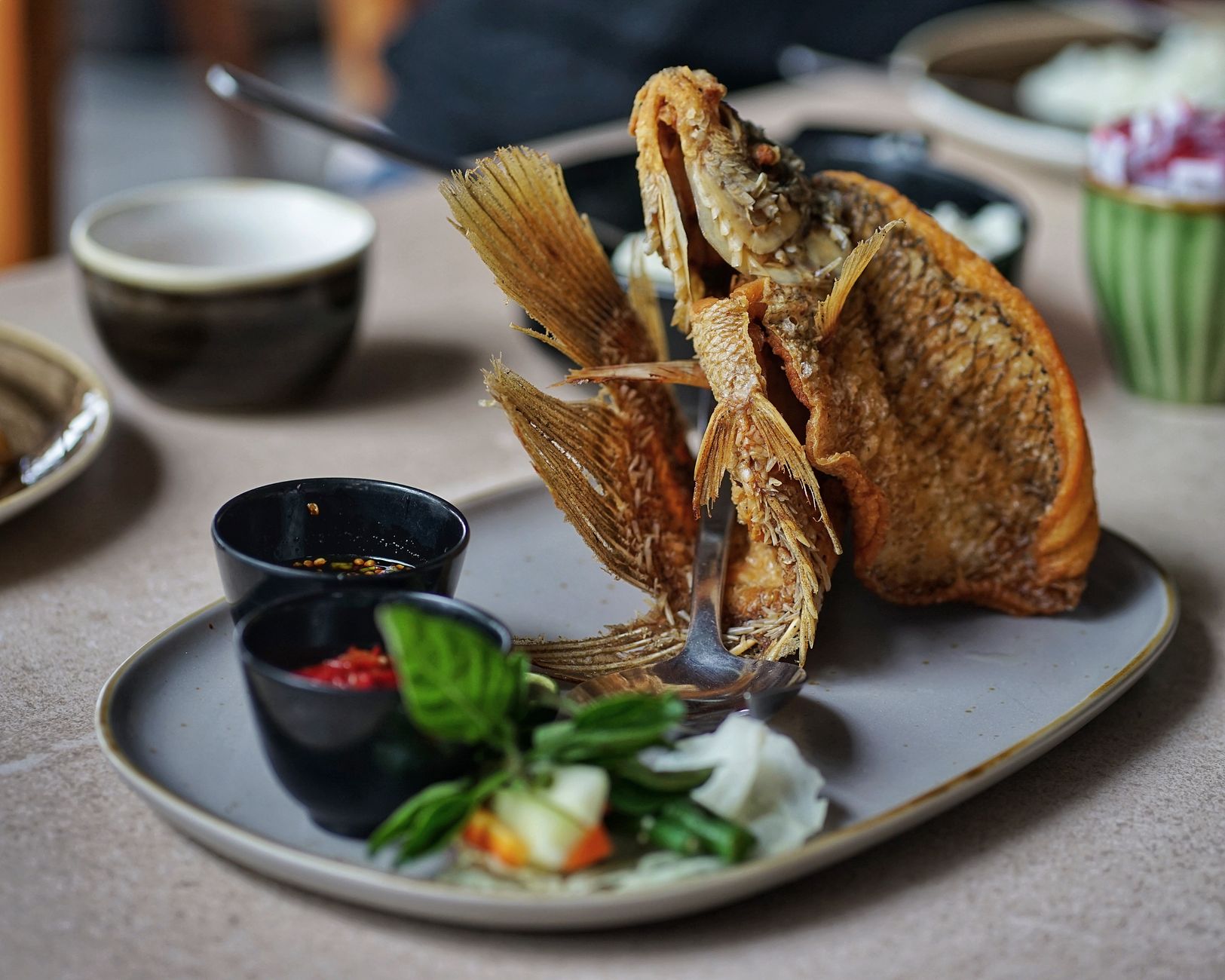 Crispy Thai Fish with Chili-Lime Drizzle