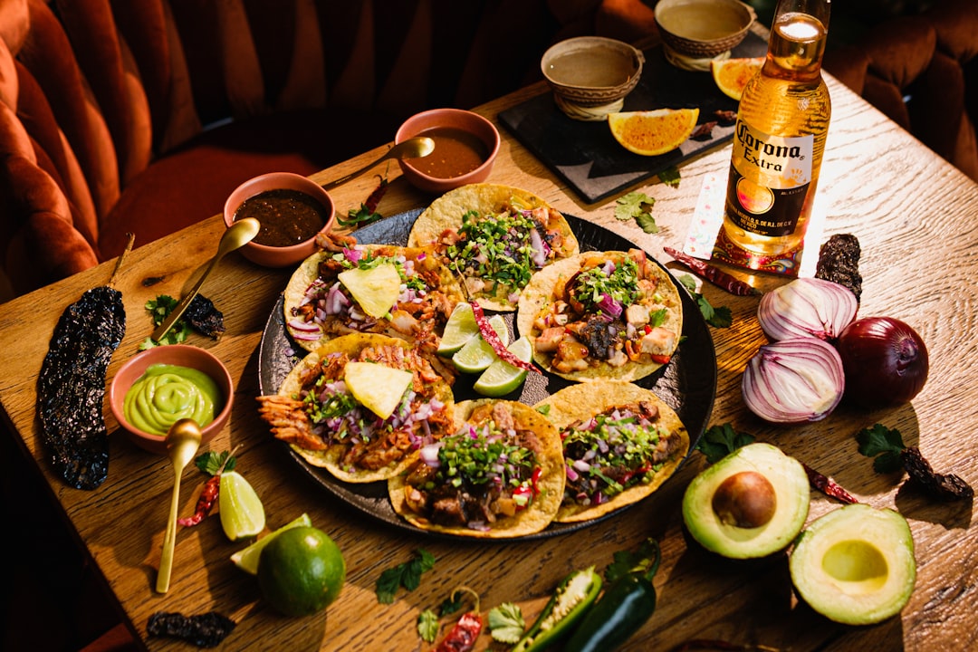 Crispy Tostadas with Charred Beans & Toppings
