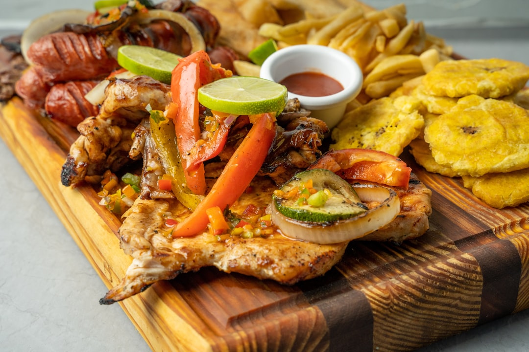 Sheet-Pan Cuban Mojo Chicken with Tostones