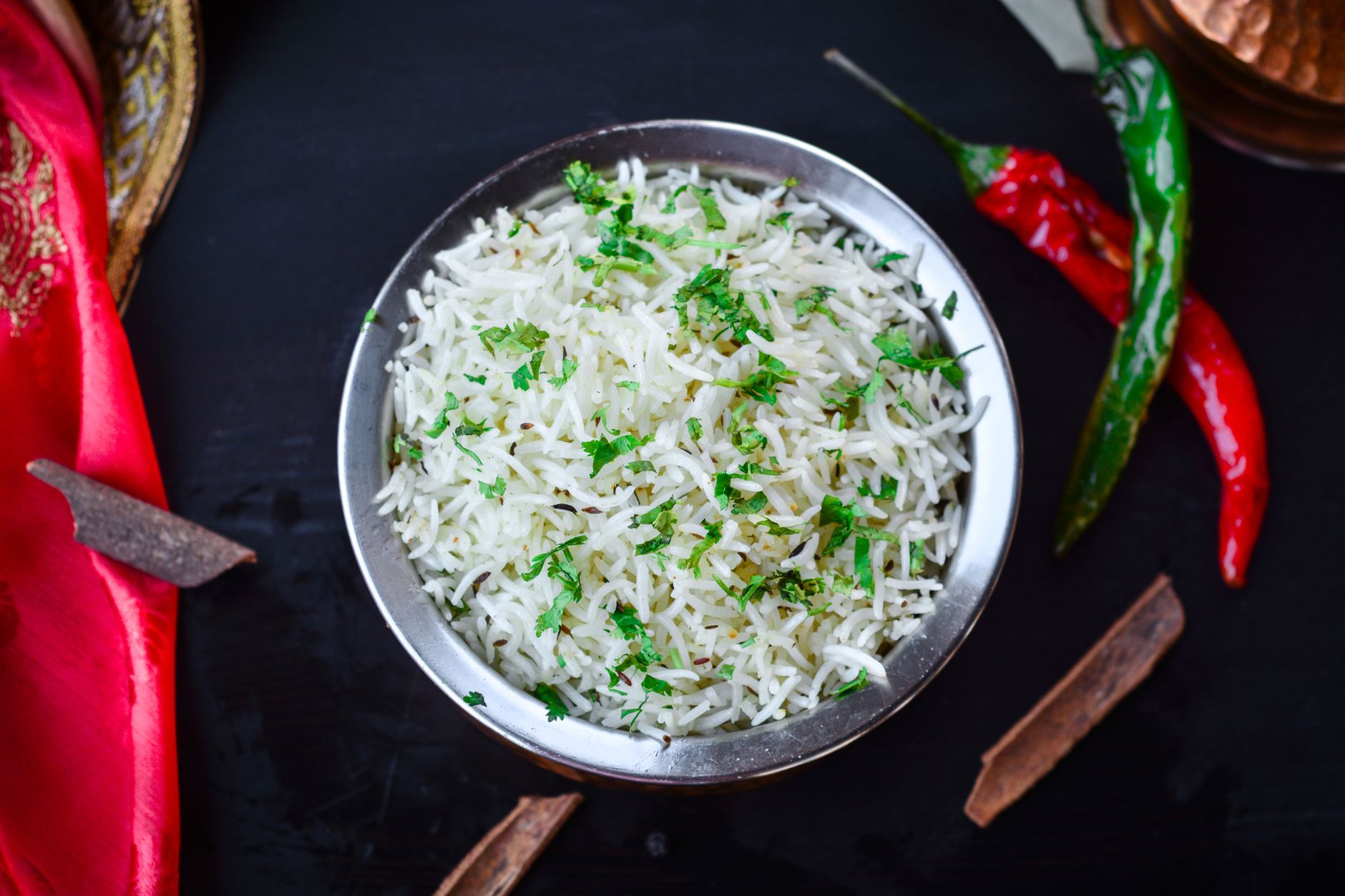 Cumin-Tempered Basmati Rice