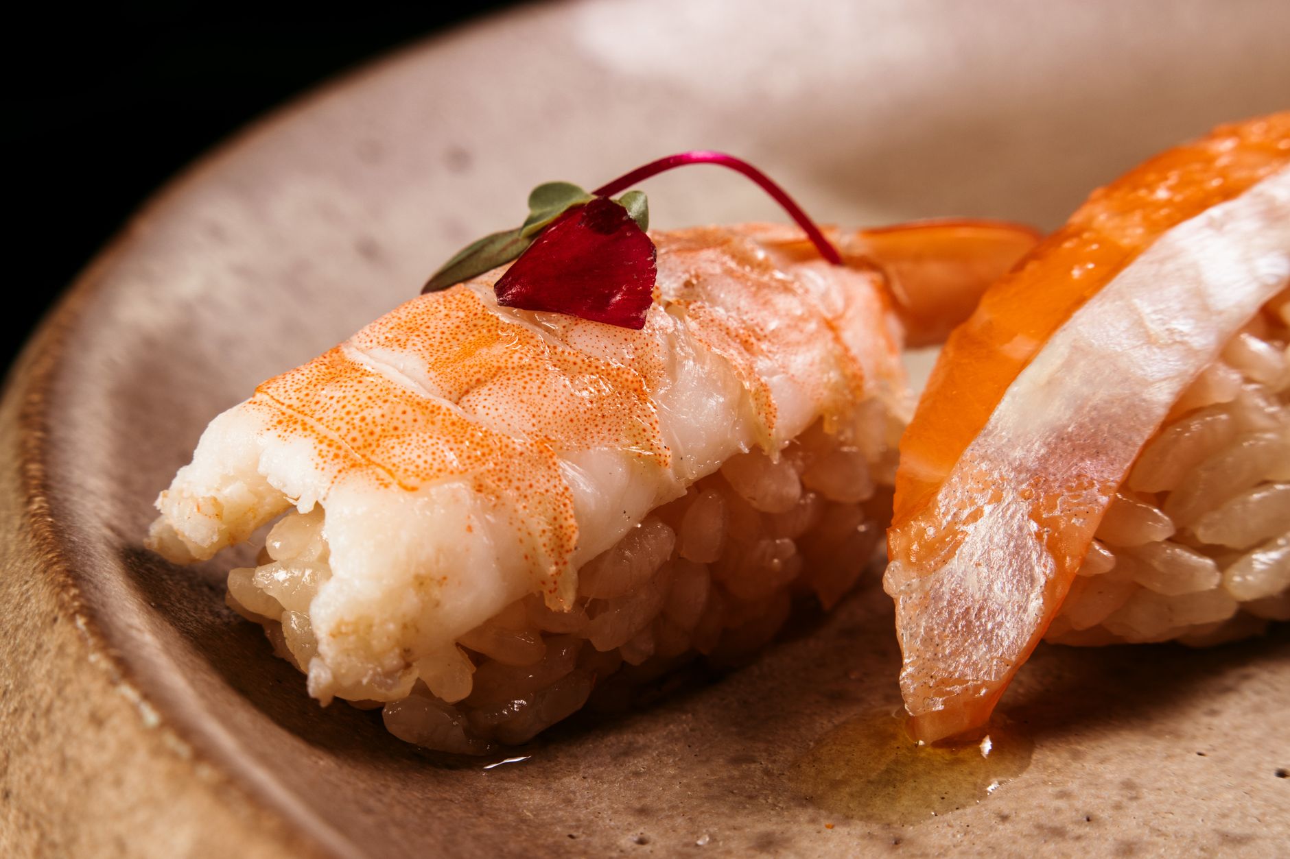 Japanese Cooked Shrimp Sushi