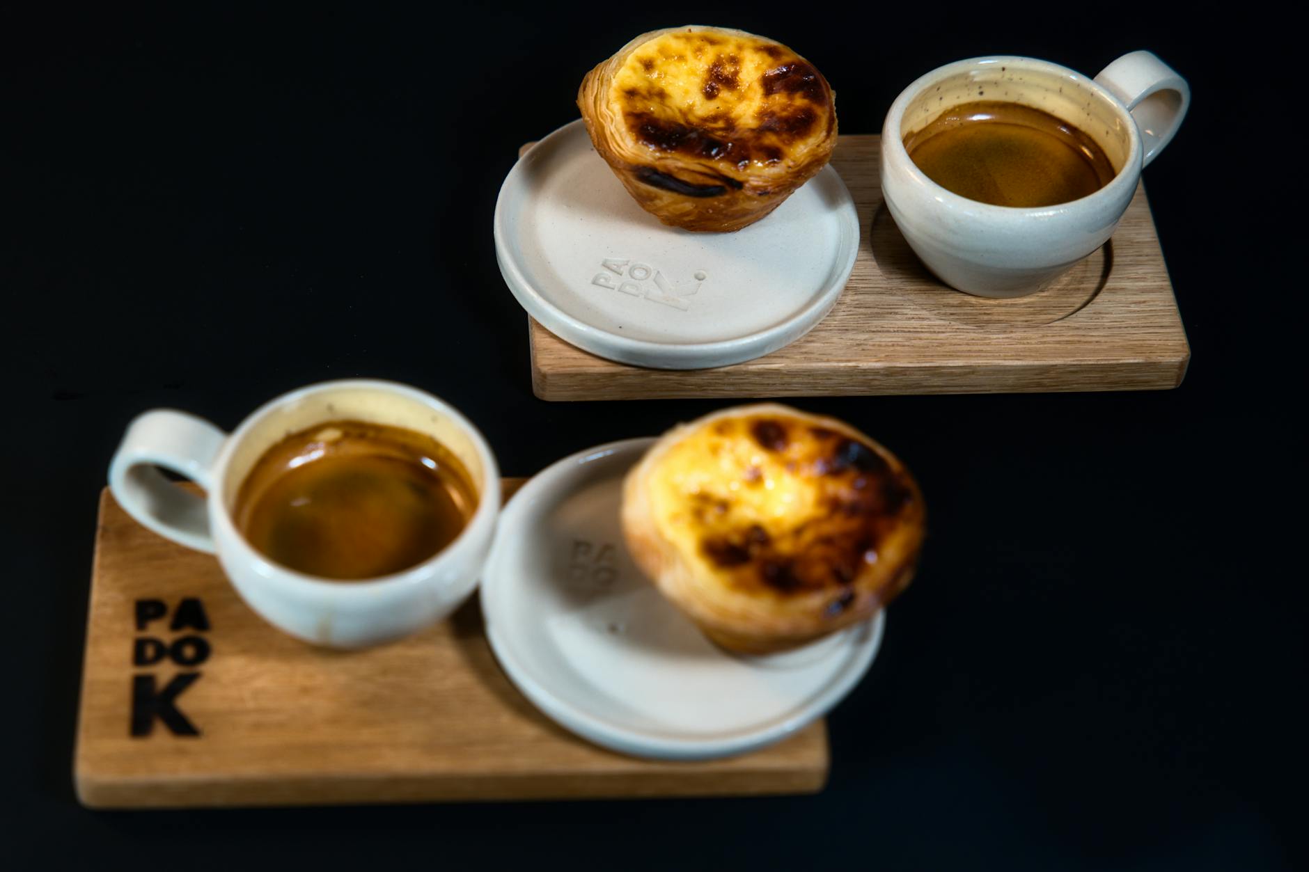 5-Min Espresso Custard Tarts