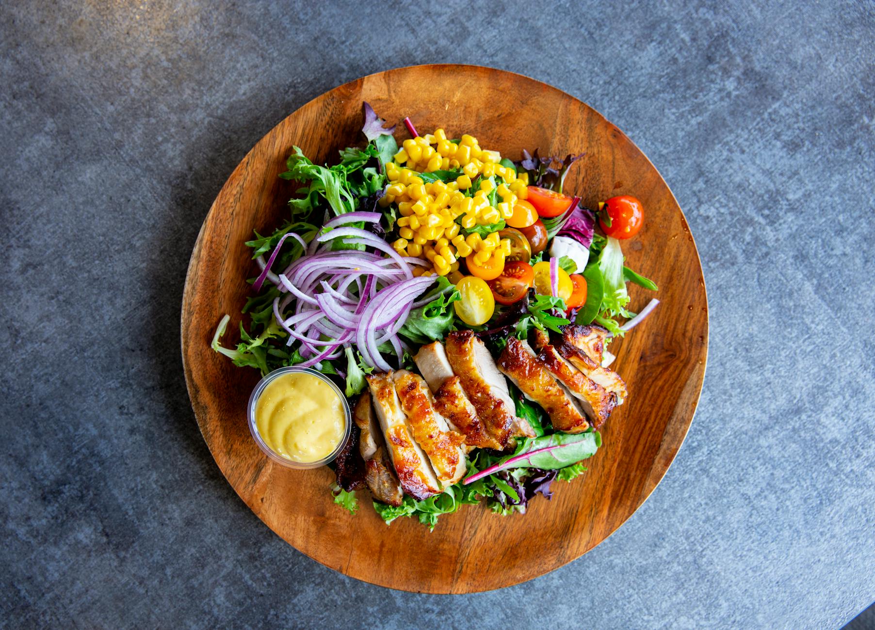 Esquites Salad with Charred Chicken