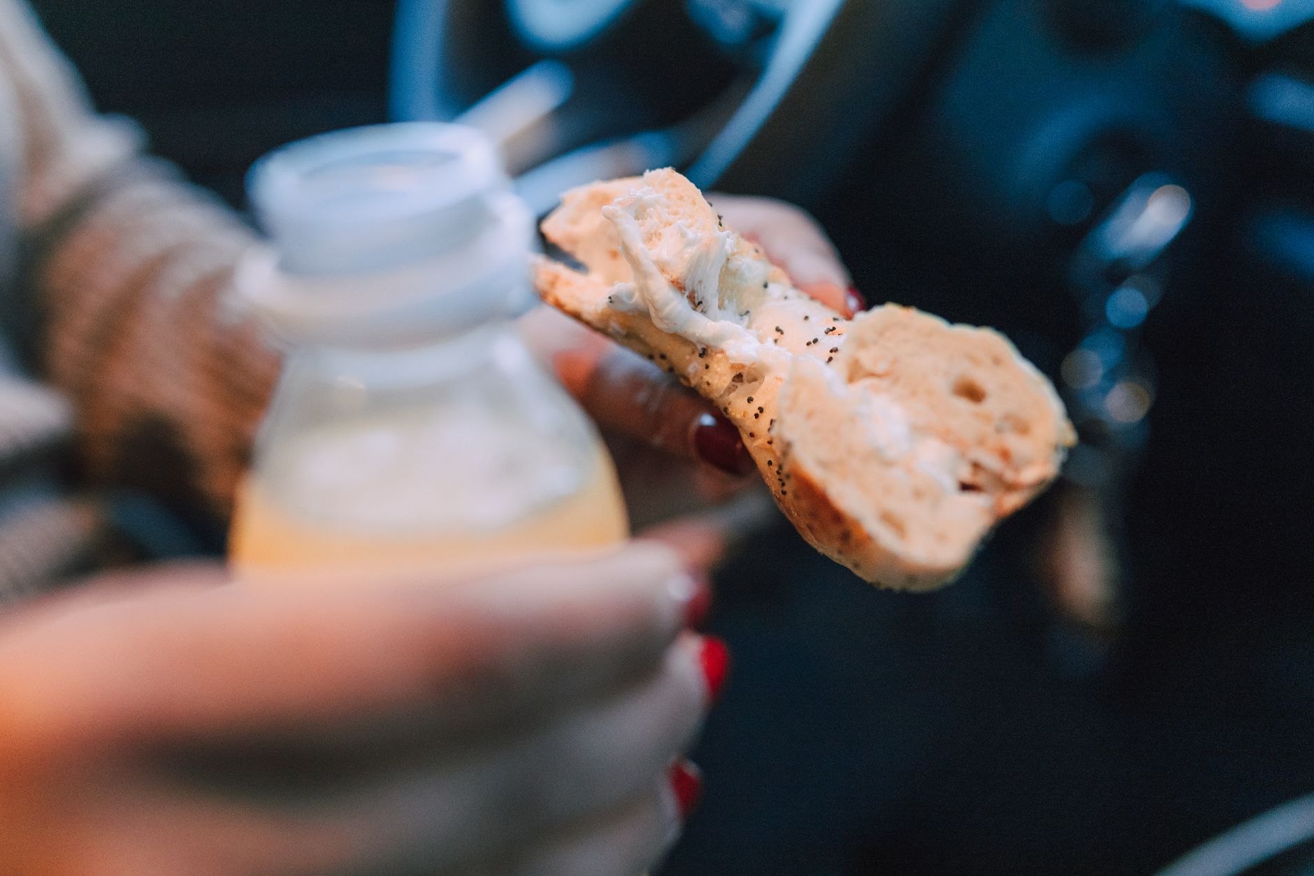 Everything Bagel with Cream Cheese