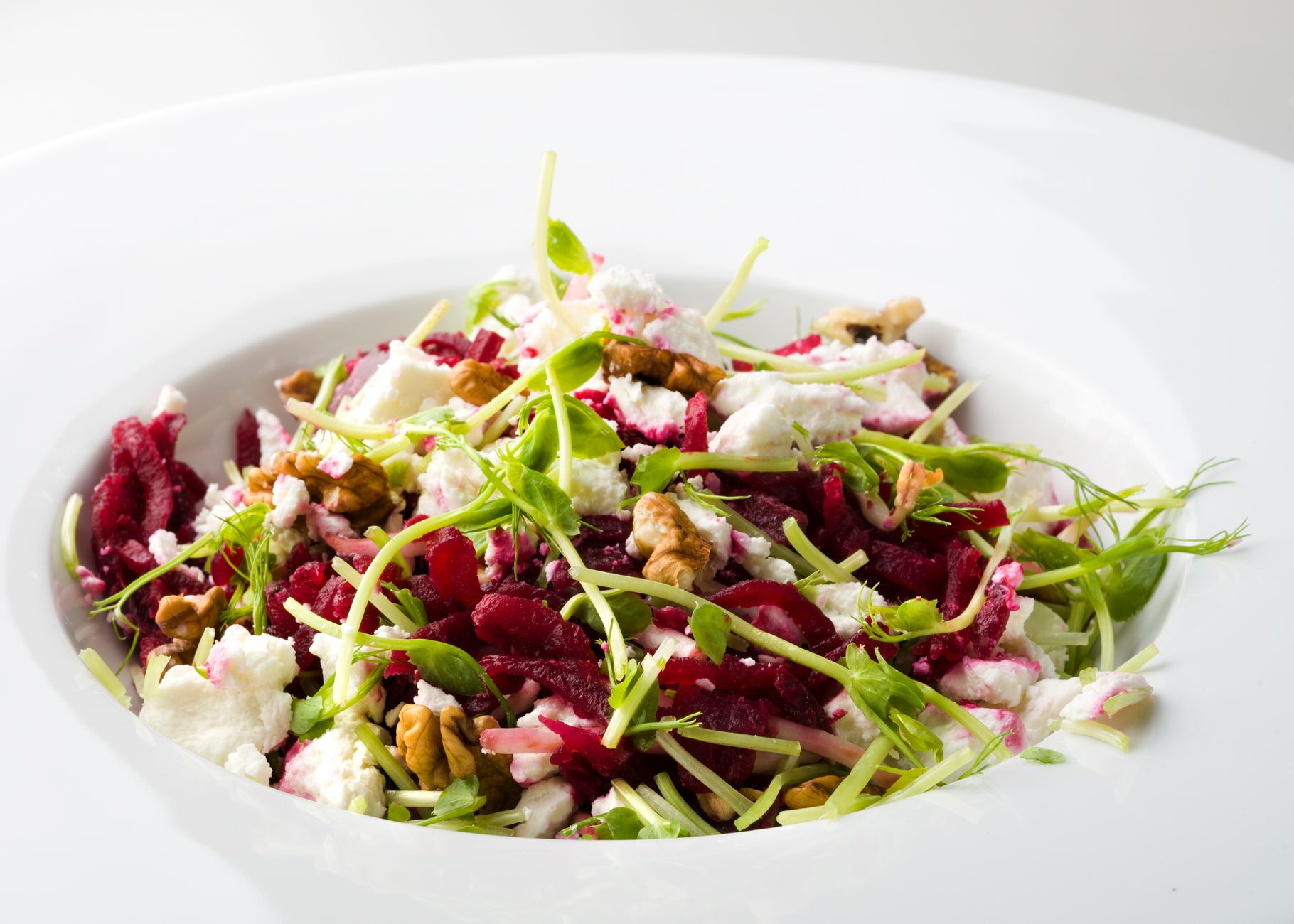 Farro Salad with Goat Cheese