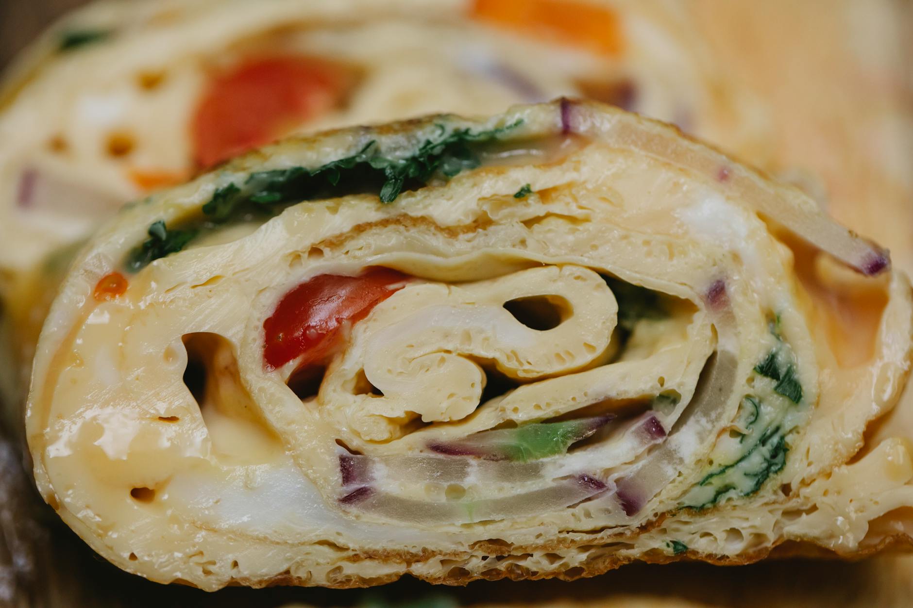 Fluffy Veggie Egg White Omelette