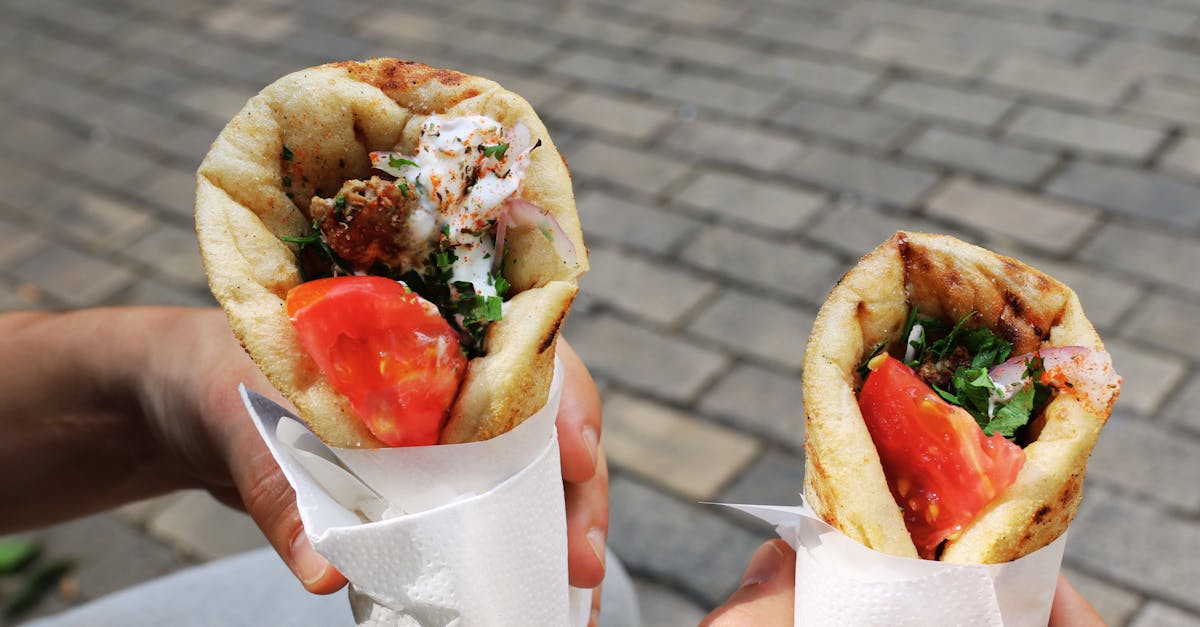 Fresh Greek Lamb Gyros with Tomato and Herbs