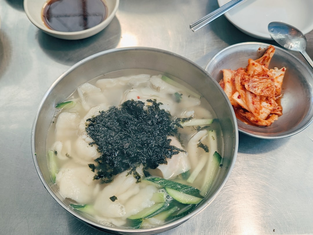 Korean Chilled Seafood Noodle Soup