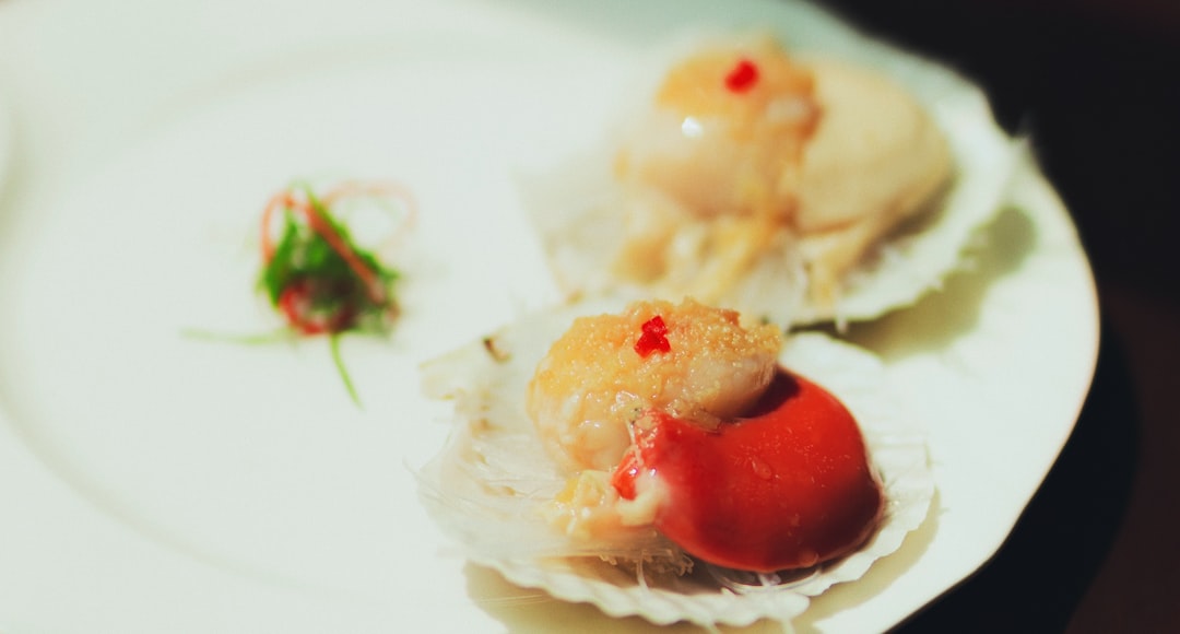 Garlic Butter Scallops with Glass Noodles