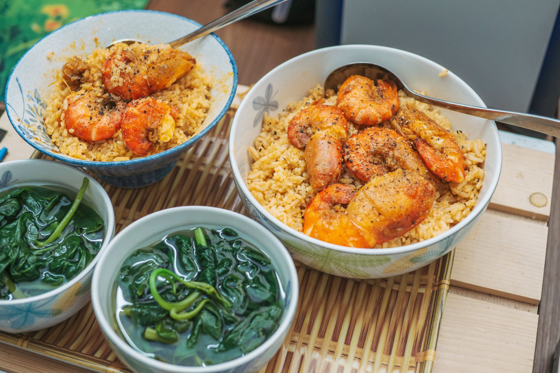 Garlic Butter Shrimp Rice Bowl